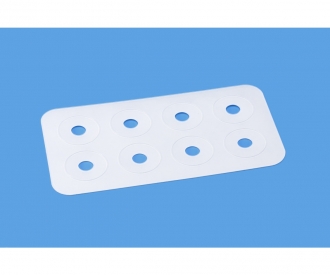 R/C Body Mt Hole Clear Patches (8) 0,5mm