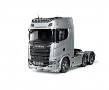 1:14 RC Scania 770S 6x4 Silver pre-pain.