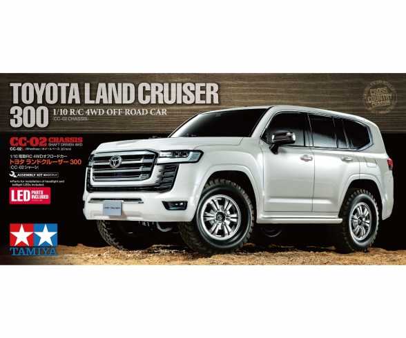 Buy 1:10 RC Toyota Land Cruiser LC300 CC-02 online | Tamiya