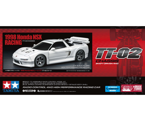 1:10 RC Honda NSX 1998 Racing TT-02 online kaufen | Tamiya