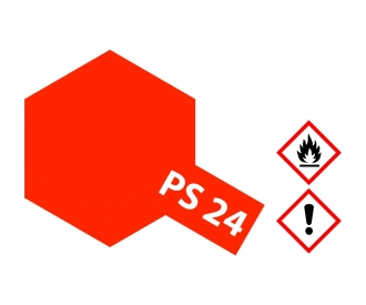 PS-24 Flourescent Orange Polycarb. 100ml
